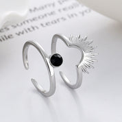 Fashion Sunflower Ray Ring