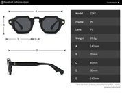 Trendy Street Photo Retro Sonnenbrille mit modernem Charme