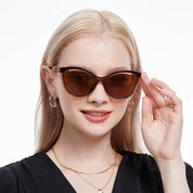6 Farben Mode Candy Farbe Trend Straße Cat-Eye hohle Sonnenbrille
