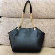 Cross pattern PU leather chain hand shoulder bag with chain