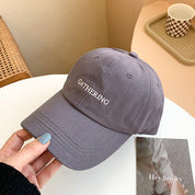 Simple retro alphabet baseball cap
