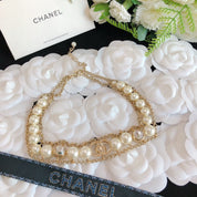 Pearl Large Rhinestone Necklace