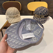 Baseballkappe mit einfarbigem Buchstaben-Stickerei-Aufdruck