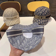 Baseballkappe mit einfarbigem Buchstaben-Stickerei-Aufdruck