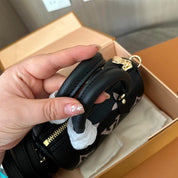Modische Handtasche aus bedrucktem Leder