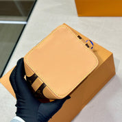 Luxuriöse Umhängetasche aus bedrucktem Leder für Damen
