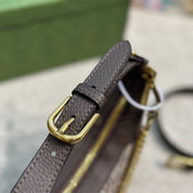Stilvolle Schultertasche aus Leder mit Doppel G