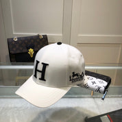 Mode H Brief Retro Auto Muster Blume Baseballkappe