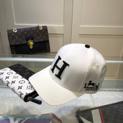 Mode H Brief Retro Auto Muster Blume Baseballkappe