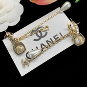 Mode CC Strass Perle Baumeln Ohrringe