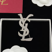 Mode YS Strass Muster Brosche