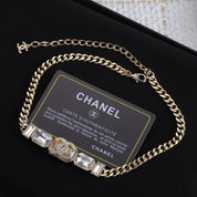 Fashion CC rhinestone necklace