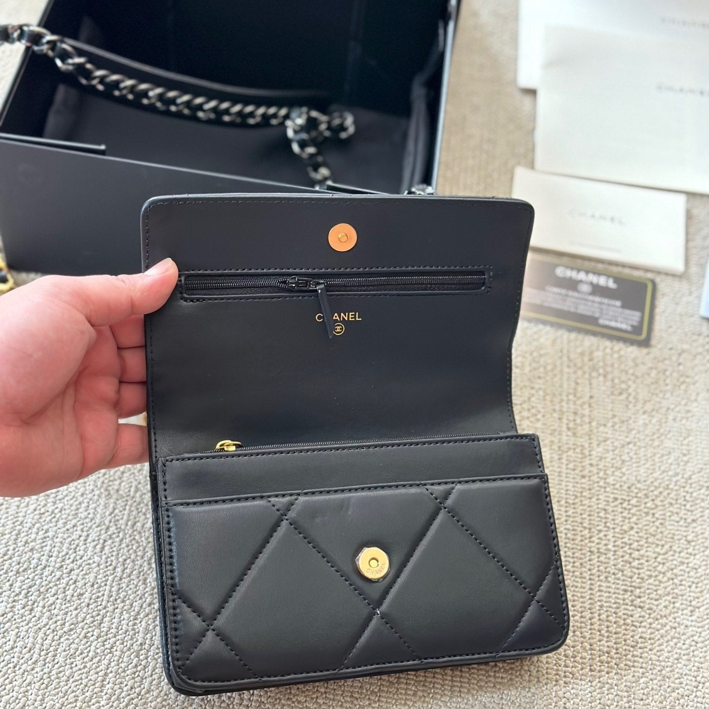 Modische CC Crossbody-Umhängetasche