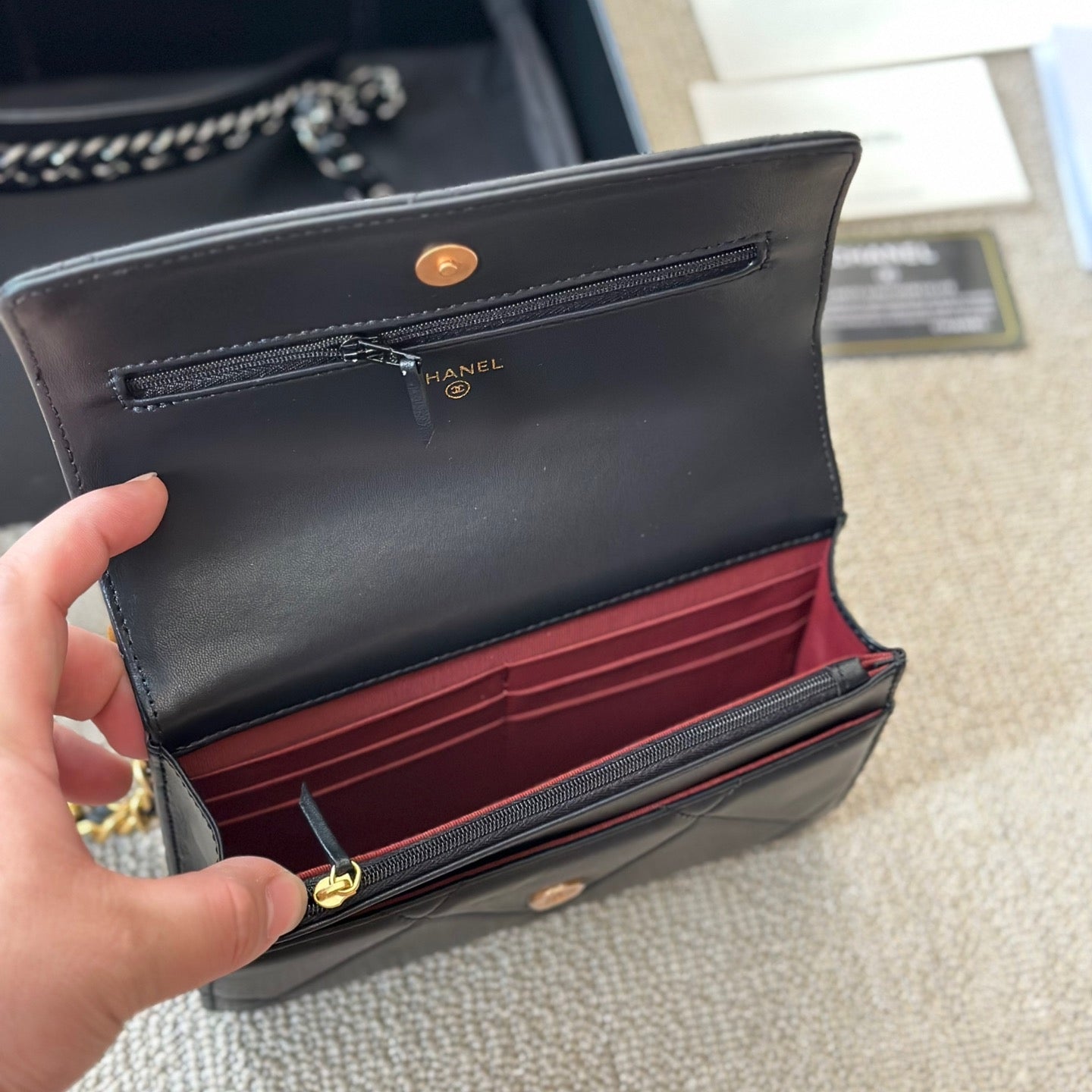 Modische CC Crossbody-Umhängetasche