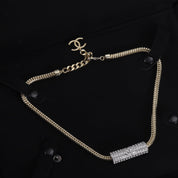 CC Cylinder Pendant Necklace