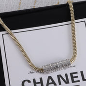 CC Cylinder Pendant Necklace