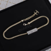 CC Cylinder Pendant Necklace