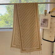 Fashion CD Schal mit diagonalen Streifen