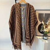 Fashion CD Schal mit diagonalen Streifen
