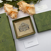 Modische GG Diamantbrosche