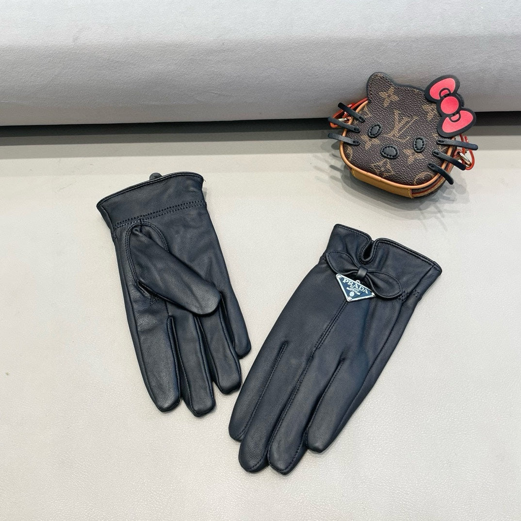 Fashion PAR letter bow gloves