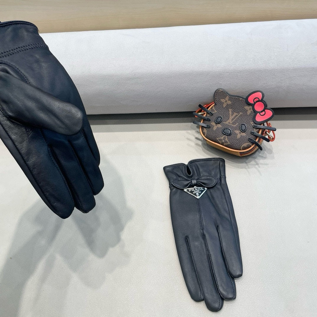 Fashion PAR letter bow gloves