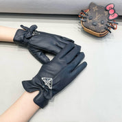 Fashion PAR letter bow gloves