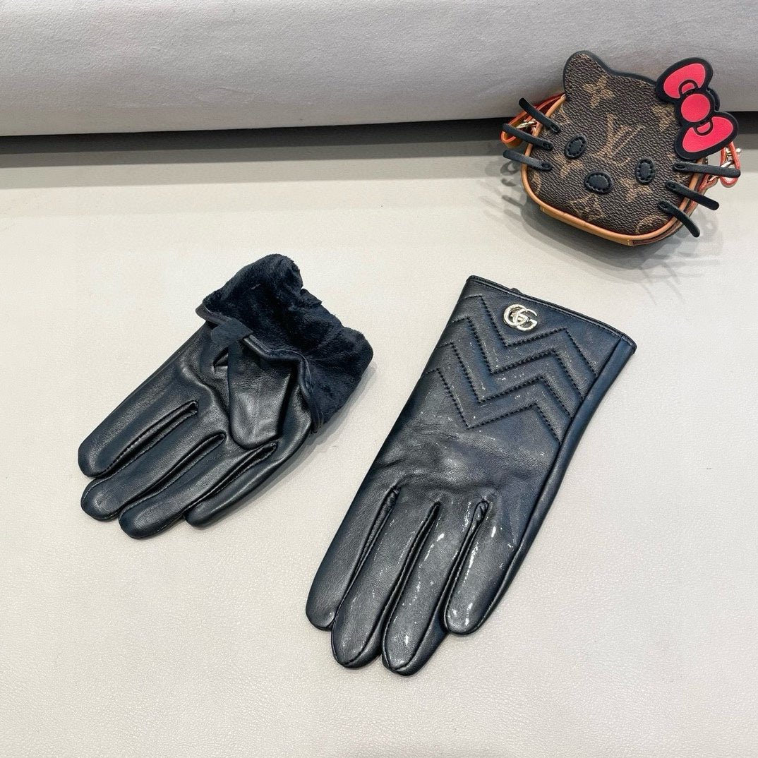 Fashion GG letter gloves