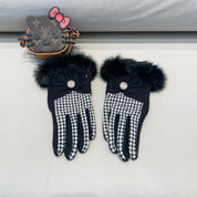 Fashion CD letter gloves
