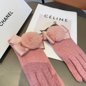 Modische CC-Buchstabenhandschuhe