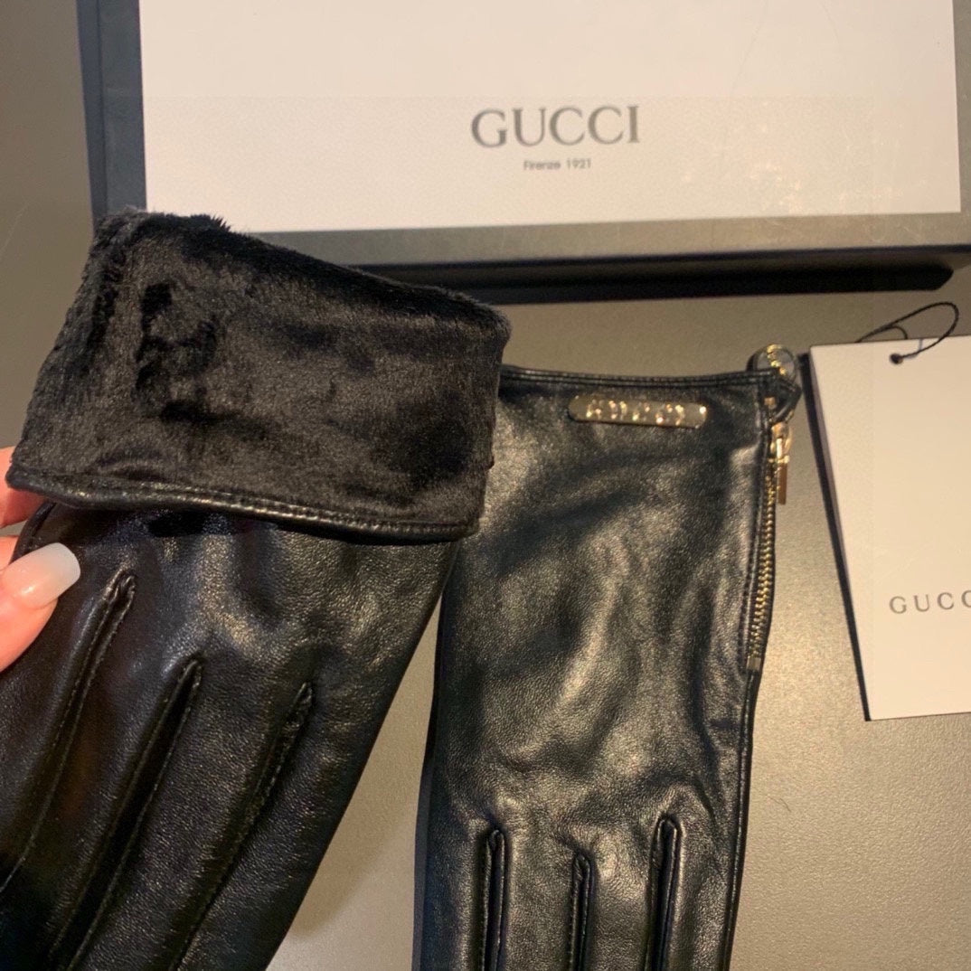 Fashion GG letter gloves