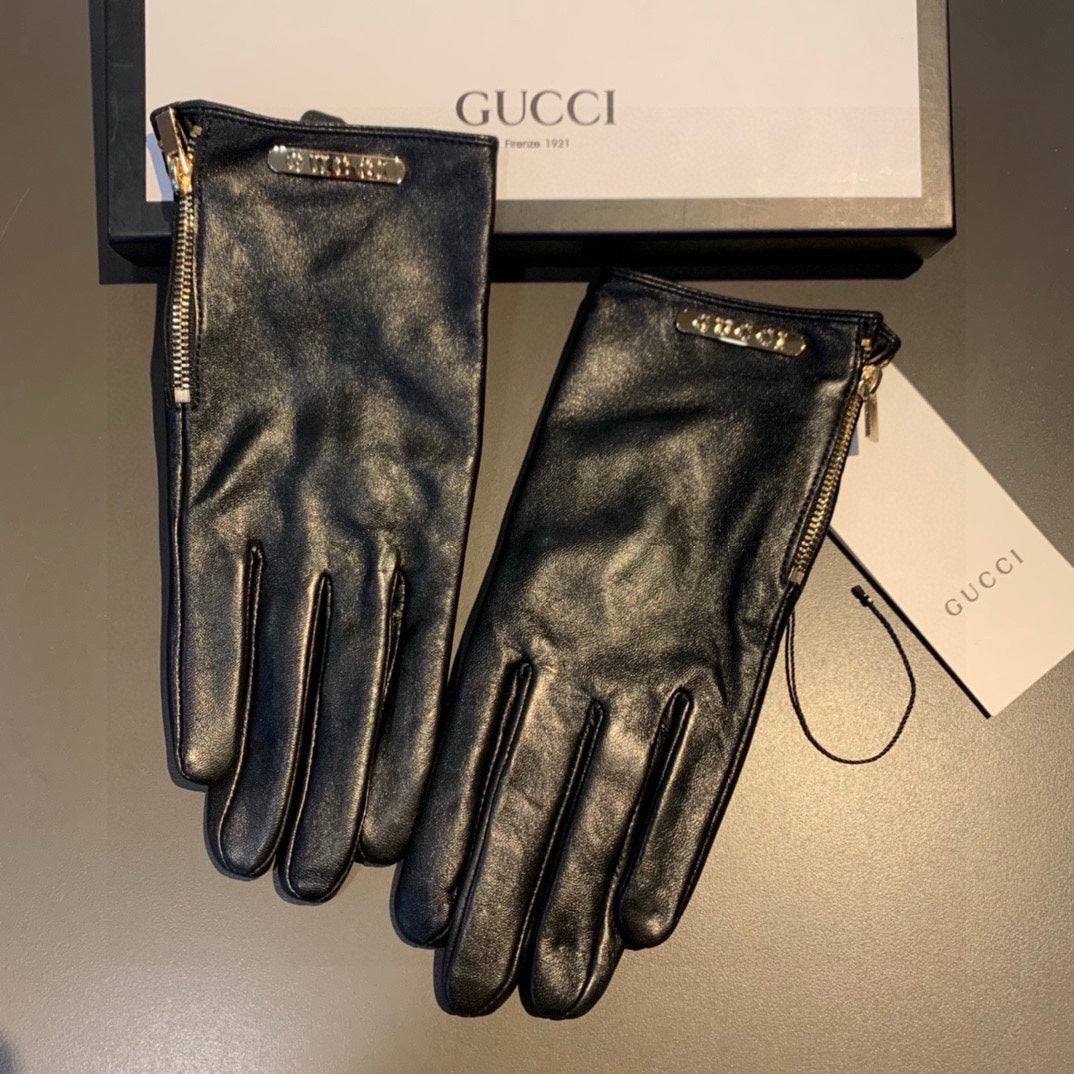 Fashion GG letter gloves