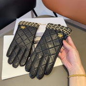 Fashion CD letter gloves