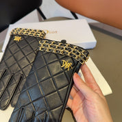 Fashion CD letter gloves