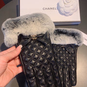 Fashion CC letter gloves