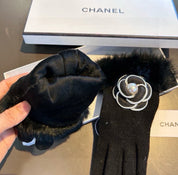 Fashion CC letter gloves