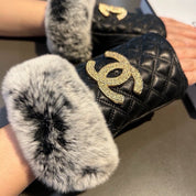 Fashion CC letter gloves