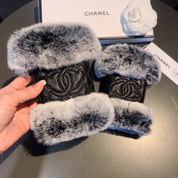 Fashion CC letter gloves