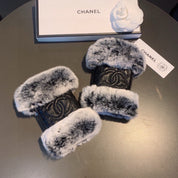 Fashion CC letter gloves