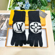 Modische Kleeblatt-Handschuhe