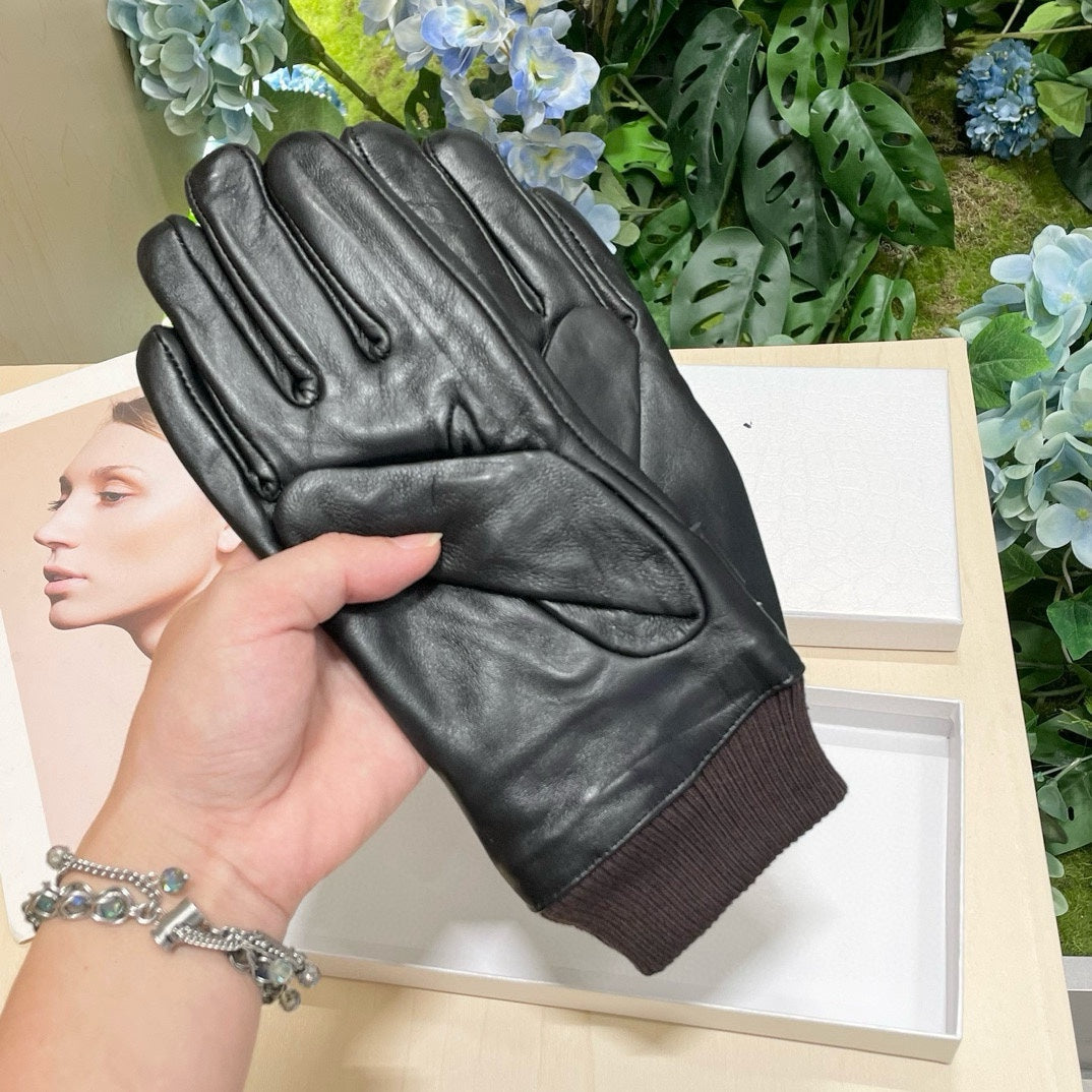 Fashion CD letter gloves