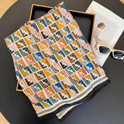 Classic FF letter pattern scarf