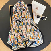 Classic FF letter pattern scarf