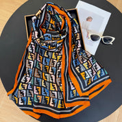 Classic FF letter pattern scarf