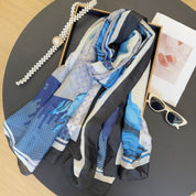 Classic CD letter pattern scarf