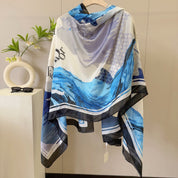 Classic CD letter pattern scarf