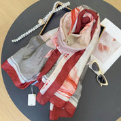 Classic CD letter pattern scarf