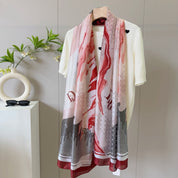 Classic CD letter pattern scarf