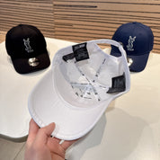 Modische Baseballkappe mit YSL-Buchstaben