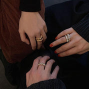 Metal Winding Open Ring